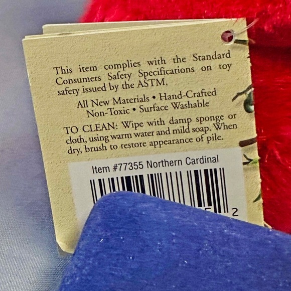 SINGING BIRD, PLAYS REAL BIRD CALLS, RED CARDINAL, 6 L x 4 ½ W x 4 ¾ H INCH PLUS - Picture 16 of 16